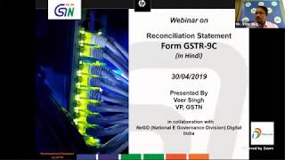 Filing Reconciliation Statement Form GSTR 9C (Hindi)