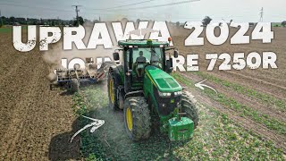 🇵🇱UPRAWA PO RZEPAKU 2O24! ☆ GR HŁADKI ☆ JOHN DEERE 7250R & KÖCKERLING REBELL CL 600T ☆ AW ™