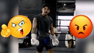 Ryan Garcia sends a message to Devin Haney after sparring