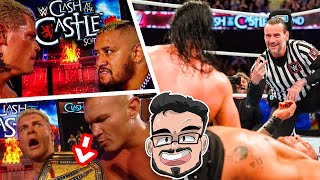 MiroTV: CM PUNK FREGA DREW MCINTYRE A CLASH AT THE CASTLE! CODY RHODES ANCORA CAMPIONE, MA ORA...