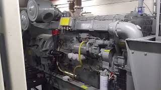 Data centre Dorman Puma 800kW Generator test run