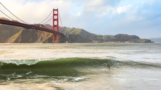 FIRING surf under the Golden Gate Bridge in San Francisco!!