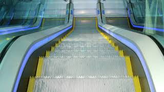 The escalator mechanism movement step climbing