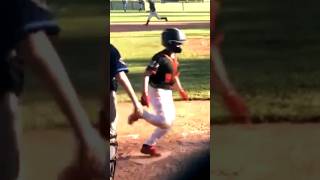 Aiden hits RBI Double.        #moonshot #2024 #baseball #mlb #baseballplayer