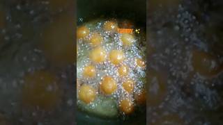 Frying Gulab Jaman😋✨#trending #food #foryou