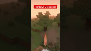 #teardown #minecraft #explosion