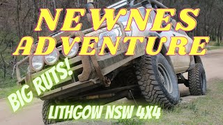 TOUGH NEWNES 4X4 ADVENTURE! Big Ruts & Tough Tracks! Patrol & Pajero Offroad! Lithgow NSW!