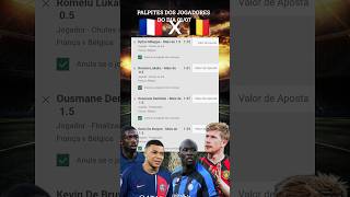 PALPITES DOS JOGADORES DA EUROCOPA 🏆 01/07 #futebol #apostas #tips #palpites