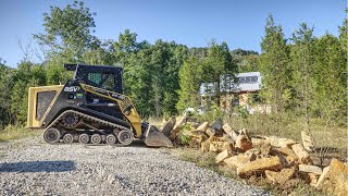 Bath Walls | Moving Rocks With an ASV RT75 Track Loader