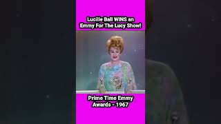 #lucilleball Wins An Emmy For #Thelucyshow #emmys #television #funny #1960s #ilovelucy #legend