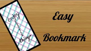 How to make easy bookmark | bookmark making at home |