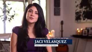 Jaci velasquez Liberty University TV Commercial in English