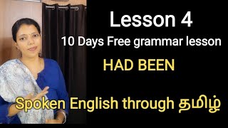 Lesson 4 | 10 Days Free grammar class | Spoken English through Tamil