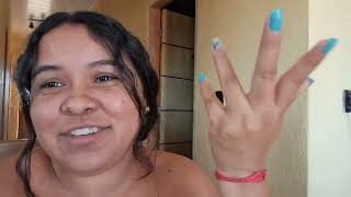 VLOG/ FIZEMOS ALMOÇO BOM + família toda fez as unhas