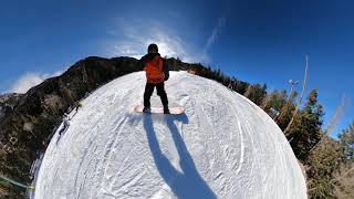 Snowboarding Lee Canyon 1/10/21