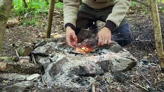 Bushcraft Feuer 4K