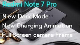 Redmi Note 7 Pro Miui10.3.7.0 Latest update Full Review || Dark Mode || New charging Animation |