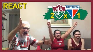 FAMÍLIA TRICOLOR REAGE À 2 FLUMINENSE X 1 FORTALEZA- CAMPEONATO BRASILEIRO 2022