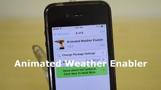 Animated Weather Enabler | Enable Animations in Weather App on iPhone 4 |Cydia Tweak Evasi0n7