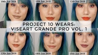 Project 10 Wears Using Viseart Grande Pro Vol. 1 Palette