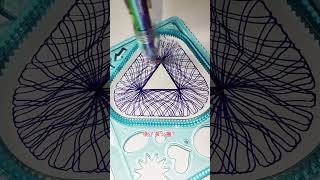 How many rotations did the pen make in total? ?? #Spirograph #satisfying #shorts