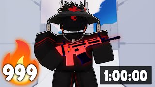 How many WINS can I get in 1 HOUR? (Roblox Rivals)