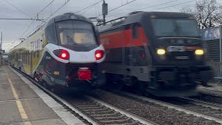 L’ULTIMO TRENO di TIPO ETR104 per FERROTRAMVIARIA dell’ANNO 2024 in CONSEGNA in transito a SAMOGGIA.