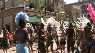 CARNIVAL SENSATIONS IN PARADE AT CARIBBEAN DAYS NORTH VANCOUVER JULY 23RD 2011