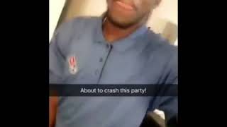 Guy sneaks into party as a Dominos Pizza Guy 😂