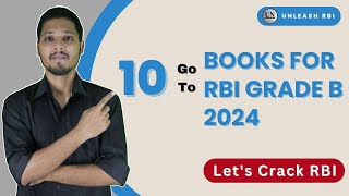 Booklist to crack RBI Grade B 2024 Exam | Unleash RBI | All About RBI [Part-07]