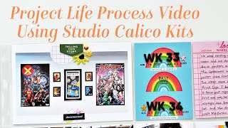 Project Life Process Video Using Studio Calico Kits