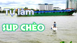 Tự làm ván chèo Sup từ xốp và nhựa Composite.