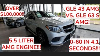 2018 Mercedes-Benz GLE 43 AMG 4MATIC Coupe vs. 2018 Mercedes-Benz GLE 63 S AMG 4MATIC Coupe