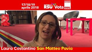 Laura Costantino Candidata FP CGIL alle RSU del Policlinico San Matteo di Pavia