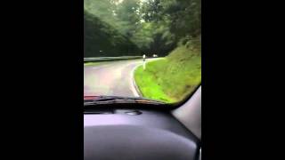 Alfa romeo 145 qv turbo driving in the eifel