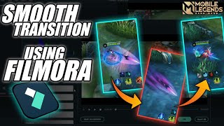 SMOOTH TRANSITION using FILMORA VIDEO EDITOR | MLBB | TikTok Trend