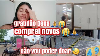 COMPREI MÓVEIS NOVOS PRO QUARTO DELES 🙏😭 O SOFRIMENTO ACABOU ! NAO VOU PODER DOAR 😓