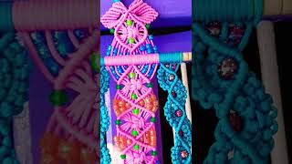 Macrame teddy jhula #newcraft #design #macramedesigns #wallhanging