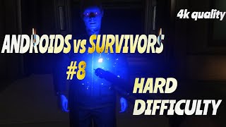 4K | ANDROIDS vs SURVIVORS! | ALIEN: ISOLATION HARD DIFFICULTY Gameplay #8