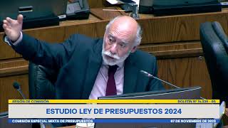 Senador Flores Interpela al Gobierno por Presupuesto de Salud, Seguridad y Fomento a la Inversión