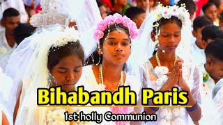 First holly Communion Bihabandh Paris || communion program 2023 || jk Desi vlogs