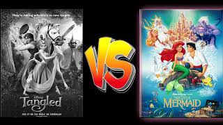 RETRO ft. SUNO - Tangled vs The Little Mermaid | BATTLE