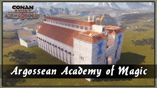 HOW TO BUILD A ARGOSSEAN ACADEMY OF MAGIC [SPEED BUILD] - CONAN EXILES