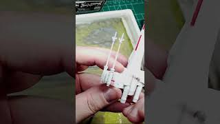 Painting the X-Wing for my animated Death Star Trench Run diorama #bandai #starwars #modeling