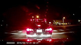 driver runs red light...blatant!