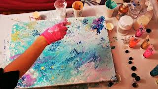 Pouring technique and swipe - Divine cells - Melania Adony