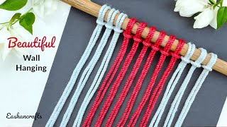 Simple Macrame Wall Hanging | DIY Macramé Wall Hanging Pattern Tutorial - Macrame Design