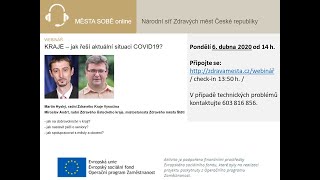 Webinář NSZM ČR - Jak řeší aktuální situaci COVID19 kraje? 06/04 2020