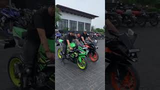 ninja H2R vs KTM RC 390 #shorts #bikelife #ktm #ktmrc #bike #new #ninja #ninjah2r