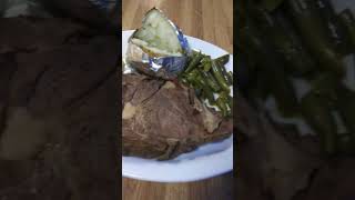 Prime Rib Dinner For Dirt Cheap Price! #cheap #affordable #delicious